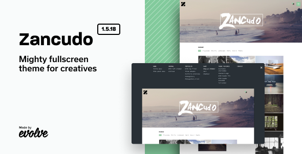 Zancudo - Mighty fullscreen theme for creatives Logo
